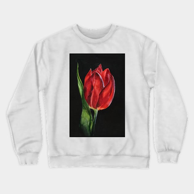 Tulip Crewneck Sweatshirt by Kira Balan